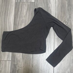 One-Shoulder Long Sleeve Top